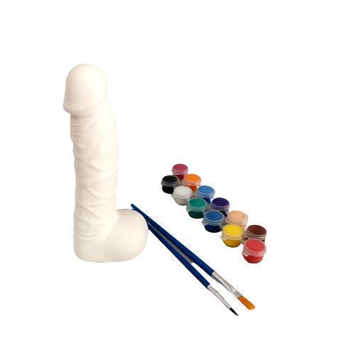 Funny Bachelorette Party Games for Women - Penis Paint & Sip Kit, Adult Coloring Game for Girls Night Out | Hen Party, Bridal Shower Activities & Bachelorette Party Favors