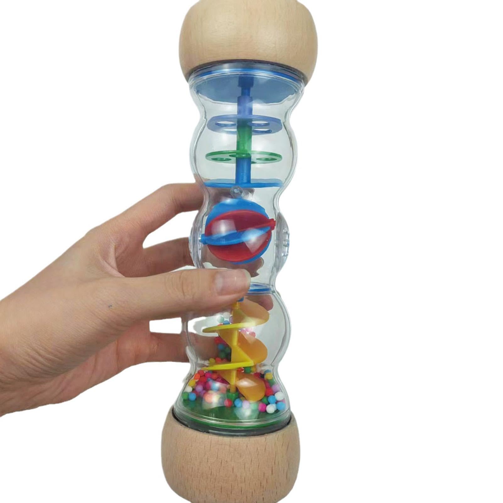 Rain Stick Sensory Toy - Rain Maker Musical Instrument Shaker with Relaxing Rainfall Sounds for Kids, Stress Relief & Meditation | Perfect for Playtime, Therapy & Relaxation
