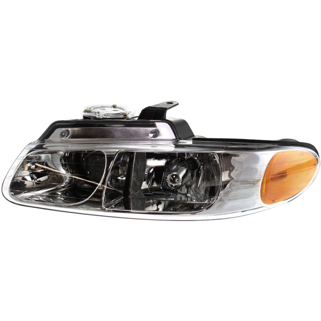 Plymouth Grand Voyager/Voyager 2000 Driver Side Headlight Assembly with Quad Lamps - CH2502133 | 4857151AD - Perfect for Replacement & Night Driving Safety