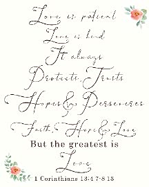 1 Corinthians Love is Scripture