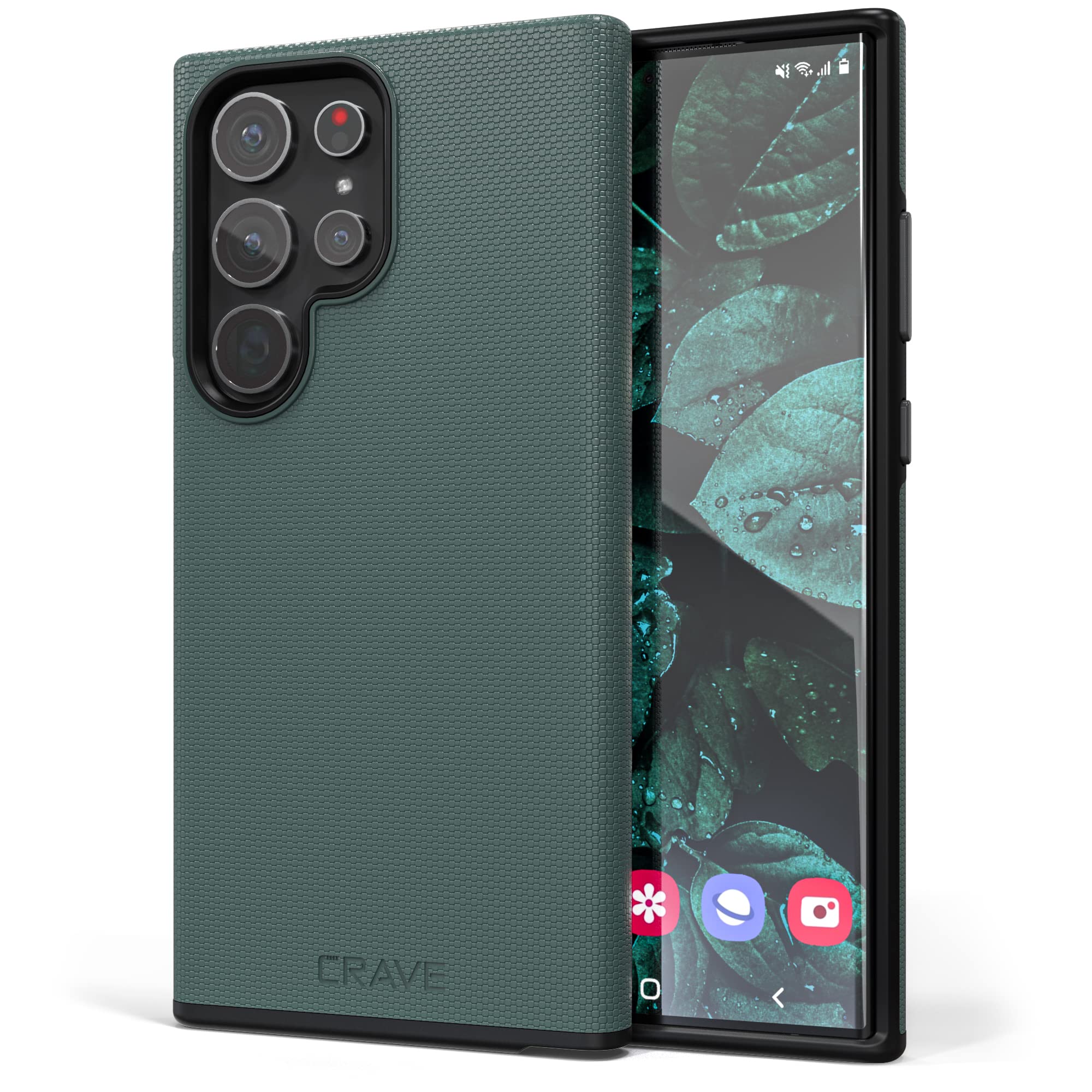 Shockproof Dual Layer Case for Samsung Galaxy S23 Ultra - Heavy Duty Protection with Dual Guard Technology, Forest Green | Perfect for Outdoor Activities, Work & Daily Use