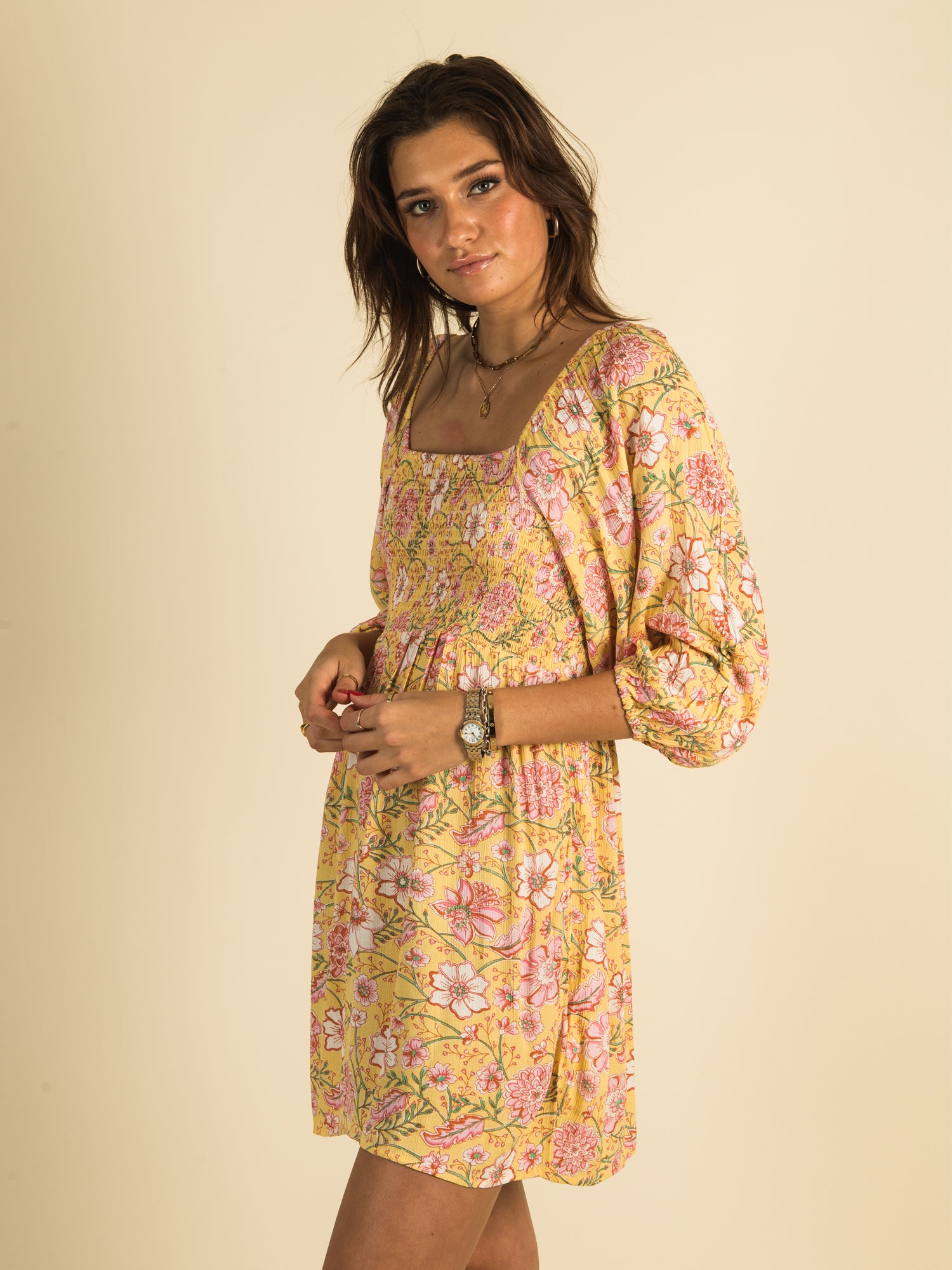 BILLABONG Paradise Days Dress - Women's Floral Summer Dress for Beach & Vacation | Clearance Sale | Perfect for Casual Outings, Beach Trips & Summer Getaways