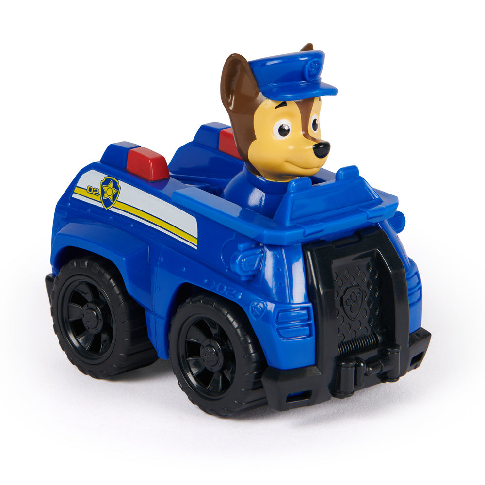 Paw Patrol Pullback Chase Deluxe Rescue Racer Toy - Official Kids' Vehicle Playset with Lights & Sounds - Perfect for Birthday Gifts & Pretend Play Adventures