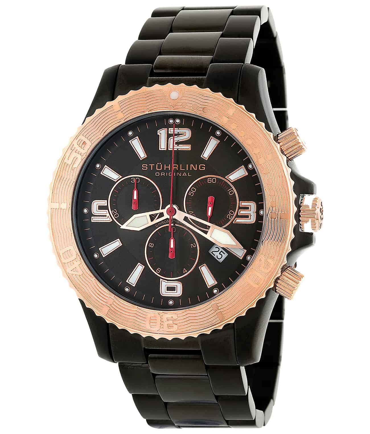 Antigua 218 44mm Diver Watch - Waterproof Luxury Stainless Steel Men's Dive Watch - Perfect for Scuba Diving, Swimming & Outdoor Adventures