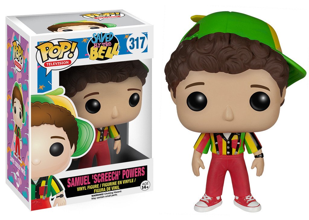 Funko POP TV Saved by The Bell Screech Action Figure Collectible Toy - Perfect for Fans, Display & Gift Giving - Office Decor, Pop Culture Collection, Nostalgic Gift for TV Show Lovers
