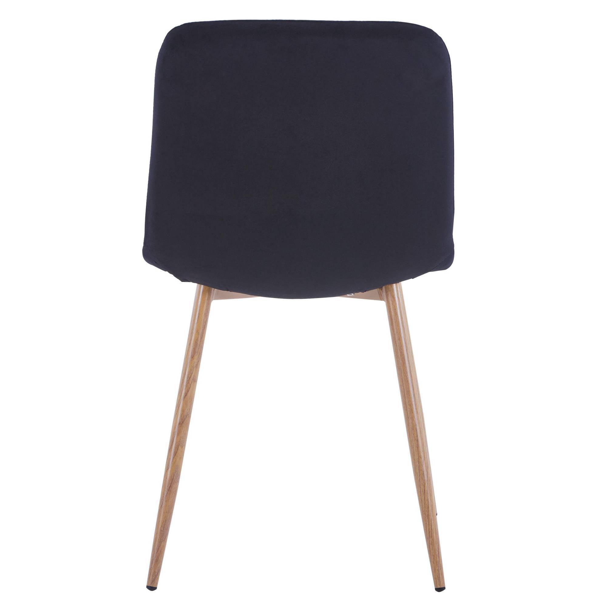 Modern Black Dining Chairs Set of 4 - Contemporary Style with Advanced Technology for Restaurants, Cafes, Bars, Offices, Living Rooms & Reception Areas - Perfect for Home Dining & Commercial Spaces