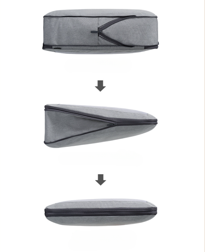Comfort Travel CC07 Set of 4 Black Compression Packing Cubes for Suitcase Organization - Perfect for Travel, Business Trips & Vacation Packing