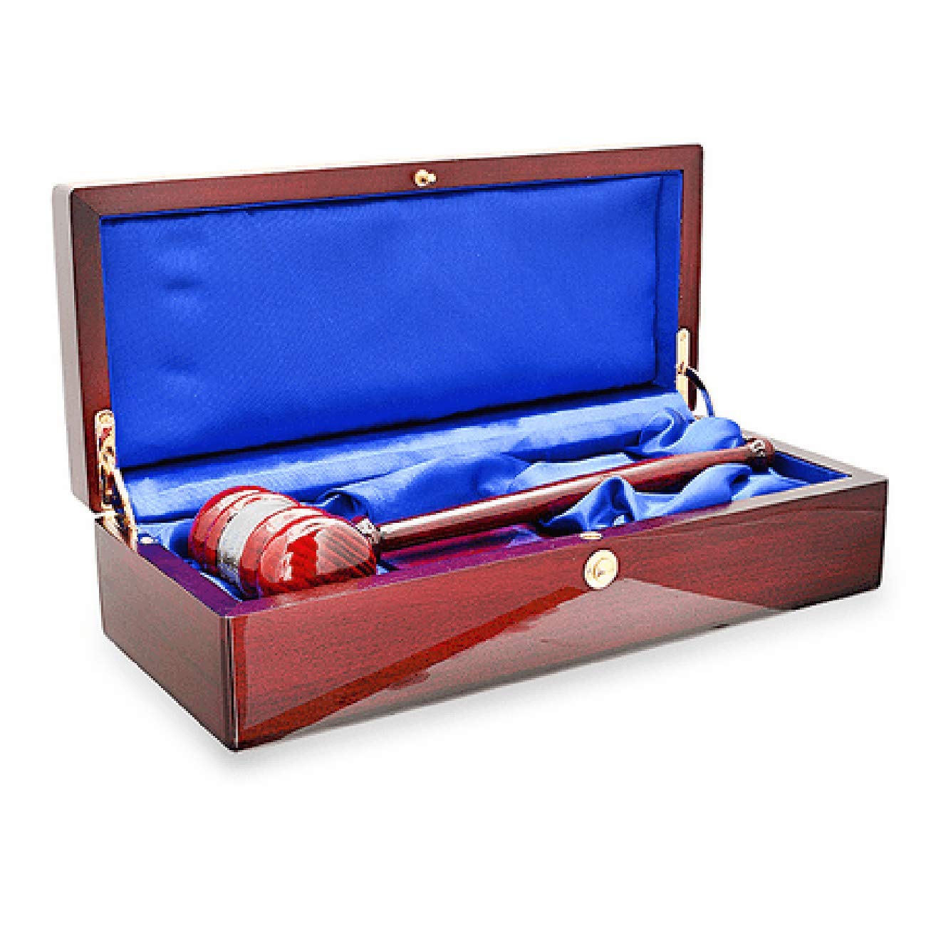 Personalized Rosewood Gavel & Sounding Block Gift Set with Silver Band - Executive Gift for Judges, Lawyers & Professionals - Perfect for Courtrooms, Award Ceremonies & Retirement Gifts