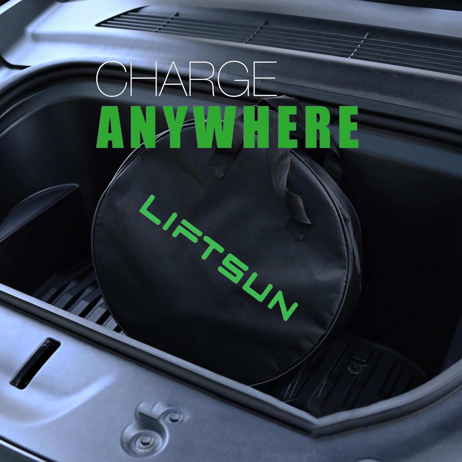 Portable Level 1 EV Charger - 15Amp 110V Electric Vehicle Charger with 21Ft Cable, NEMA 5-15P Plug for Home Charging | Compatible with SAE J1772 EVs & Tesla (Adapter Needed) | Perfect for Garage, Road Trips & Emergency Charging