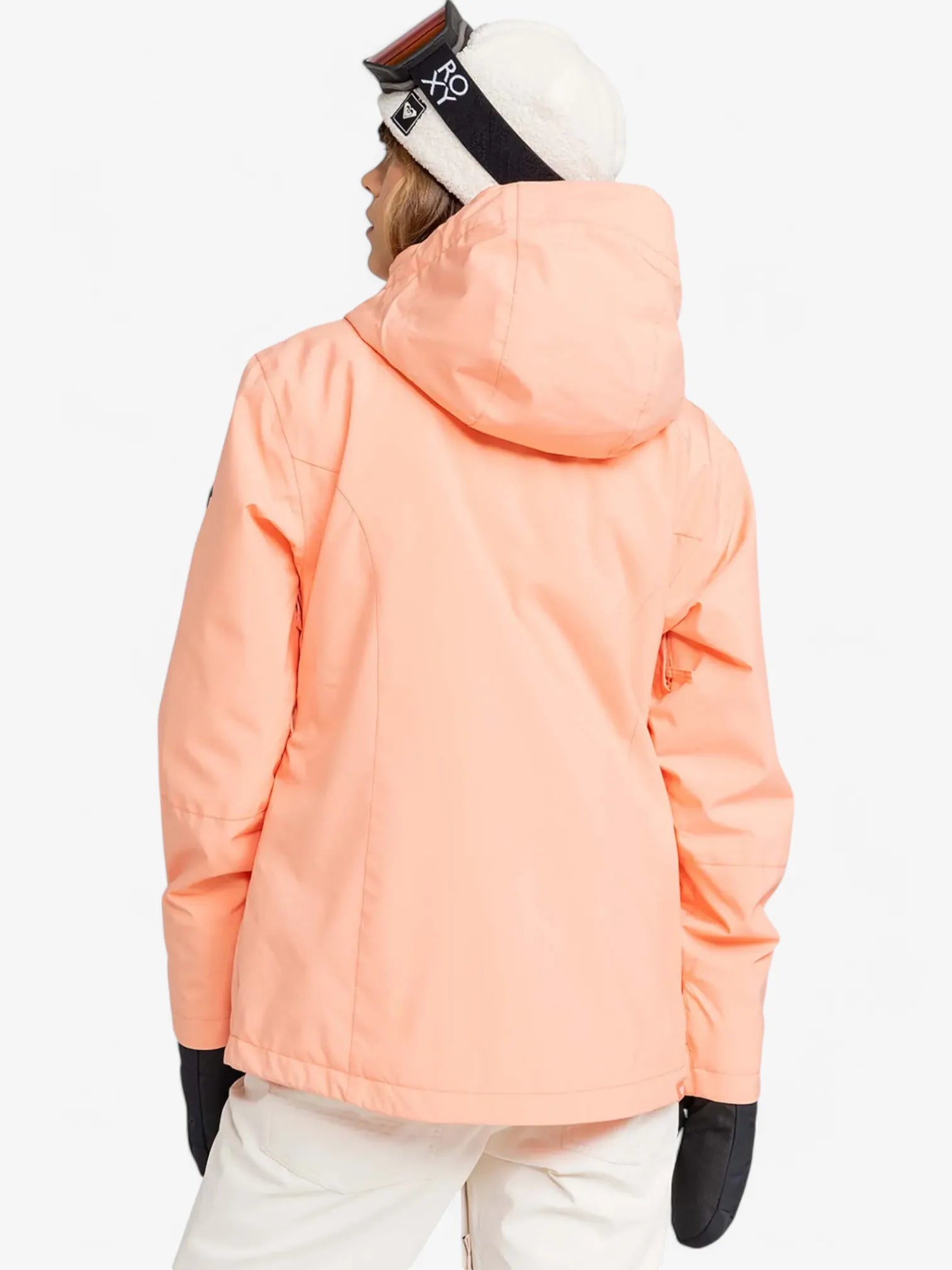 Roxy Jetty Solid NP Coral Snow Jacket - Women's Waterproof Winter Coat for Skiing, Snowboarding & Cold Weather Adventures