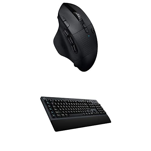 Logitech G G604 Wireless Gaming Mouse with 6 Programmable Buttons & G613 Wireless Mechanical Keyboard - USB Connectivity for PC Gaming, Black - Perfect for Esports, MMO, and Office Work