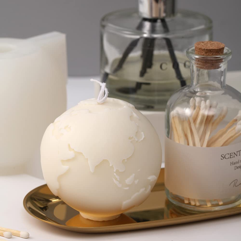 6D Moon Star Planet Silicone Candle Molds - DIY Wax, Soap, Resin & Gypsum Decor Molds for Home, Wedding & Party Decoration