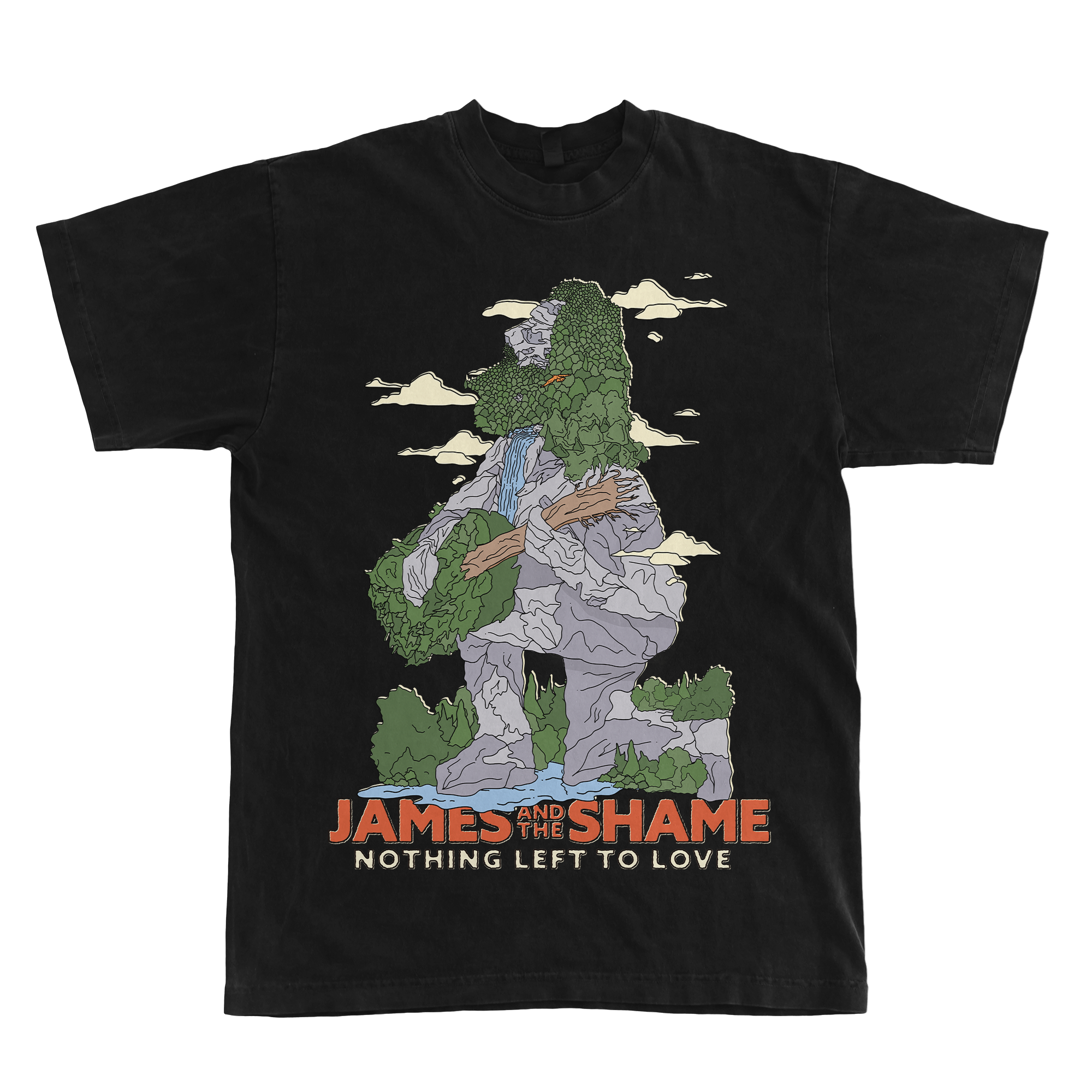 James and the Shame Stone Man Graphic T-Shirt - Vintage Inspired Cotton Tee for Men - Perfect for Casual Wear, Concerts & Street Style Fashion