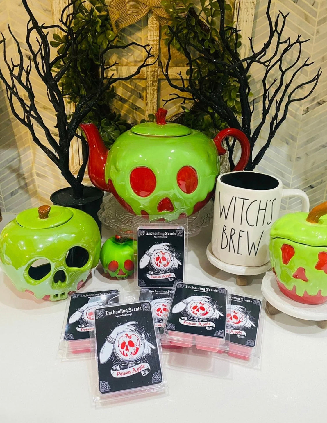Poison Apple Scented Wax Melts - Halloween Home Fragrance for Wax Warmers & Aromatherapy
