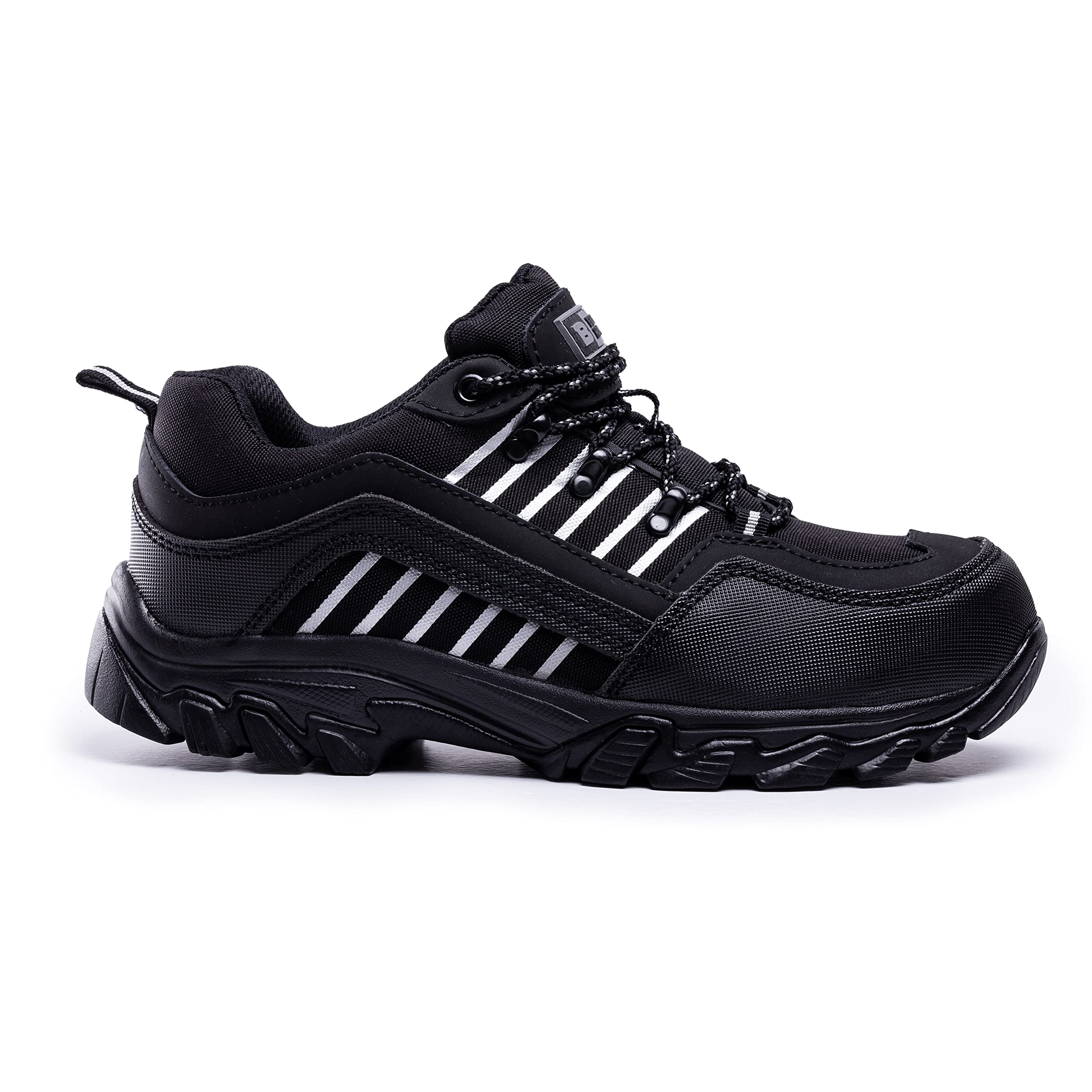 Black Hammer Men's Safety Trainers - Waterproof Steel Toe Work Shoes with Ankle Support, Lightweight S1P SRC 9900 Certified - Ideal for Construction, Warehouse & Industrial Work