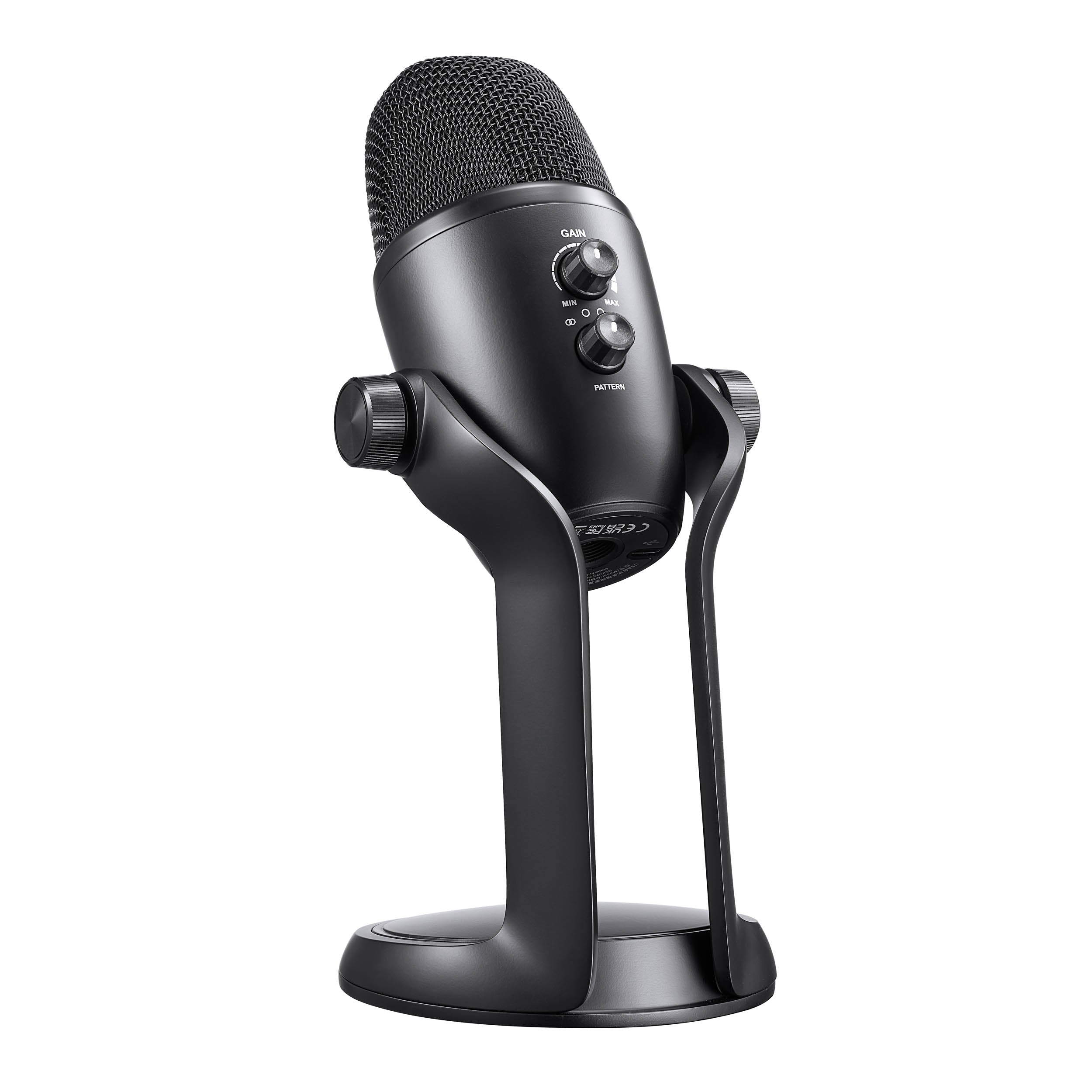 UMic82 Professional USB Condenser Microphone with Multi-Pattern Recording - Perfect for Podcasting, Streaming, and Home Studio Recording