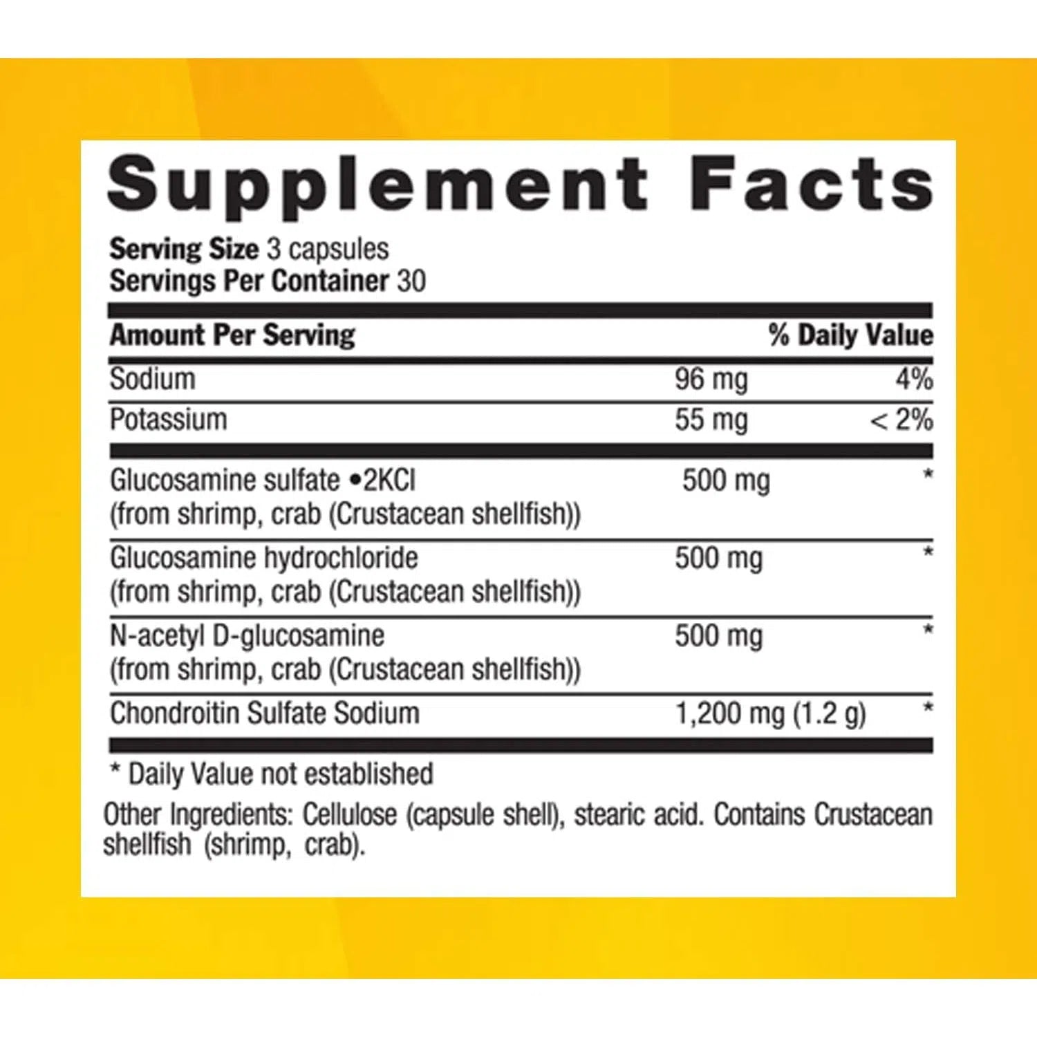 Country Life Glucosamine Chondroitin Formula - Joint Support Supplement for Mobility & Flexibility - Ideal for Active Adults, Athletes & Seniors