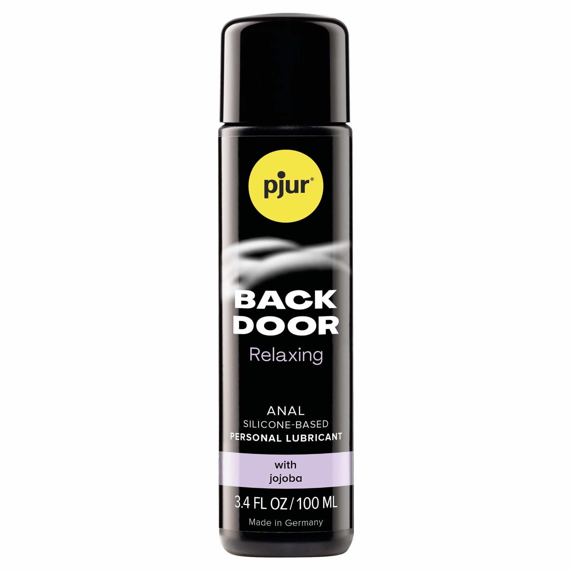 Pjur Back Door Silicone Based Personal Lubricant - Long Lasting Anal Lube for Men, Women & Couples (3.4 oz) | Ideal for Sensitive Skin, Backdoor Play & Enhanced Comfort During Intimacy
