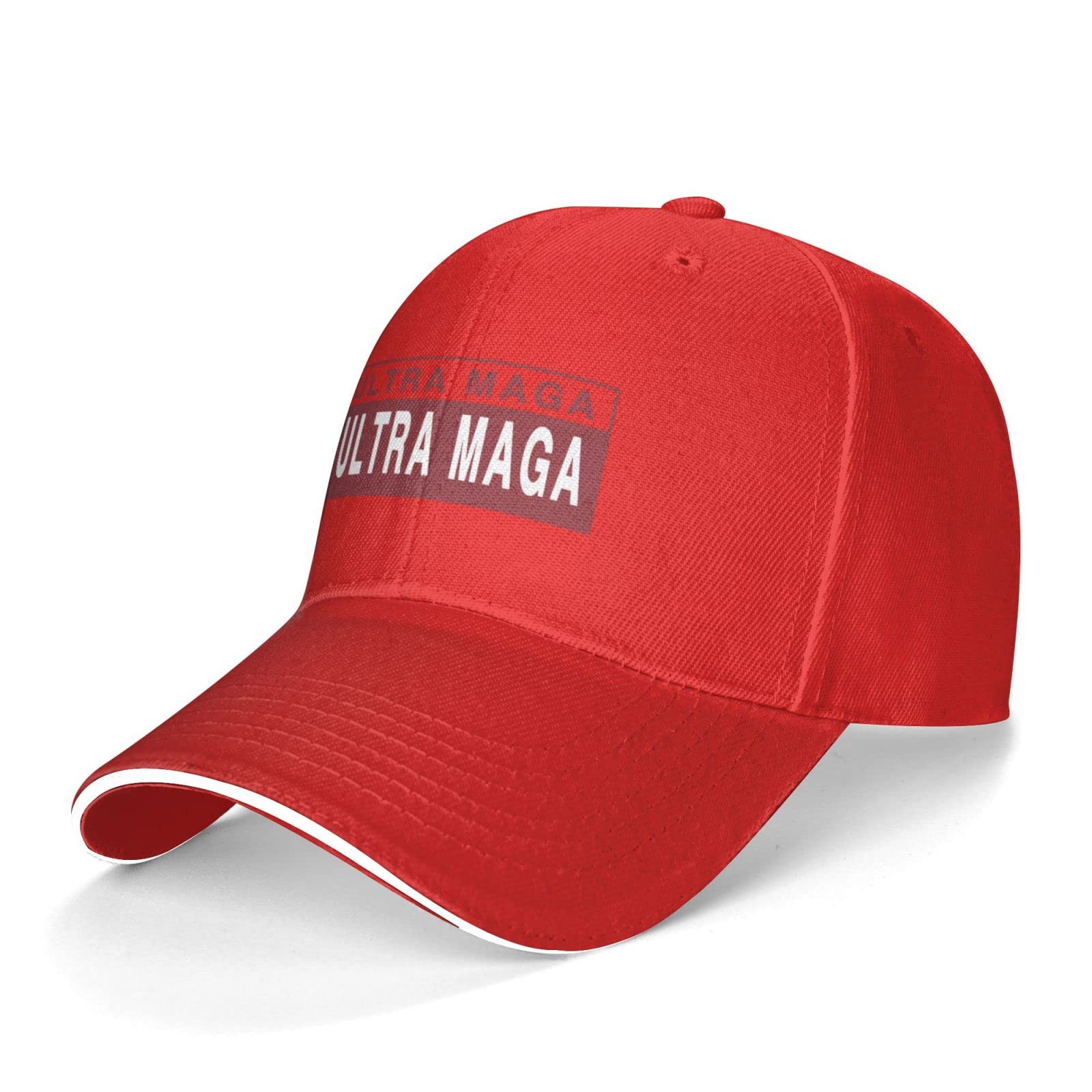 Ultra MAGA Baseball Cap - Adjustable Trucker Hat for Men & Women - Stylish Sandwich Sports Sun Visor - Perfect for Outdoor Activities, Political Events & Sports Games