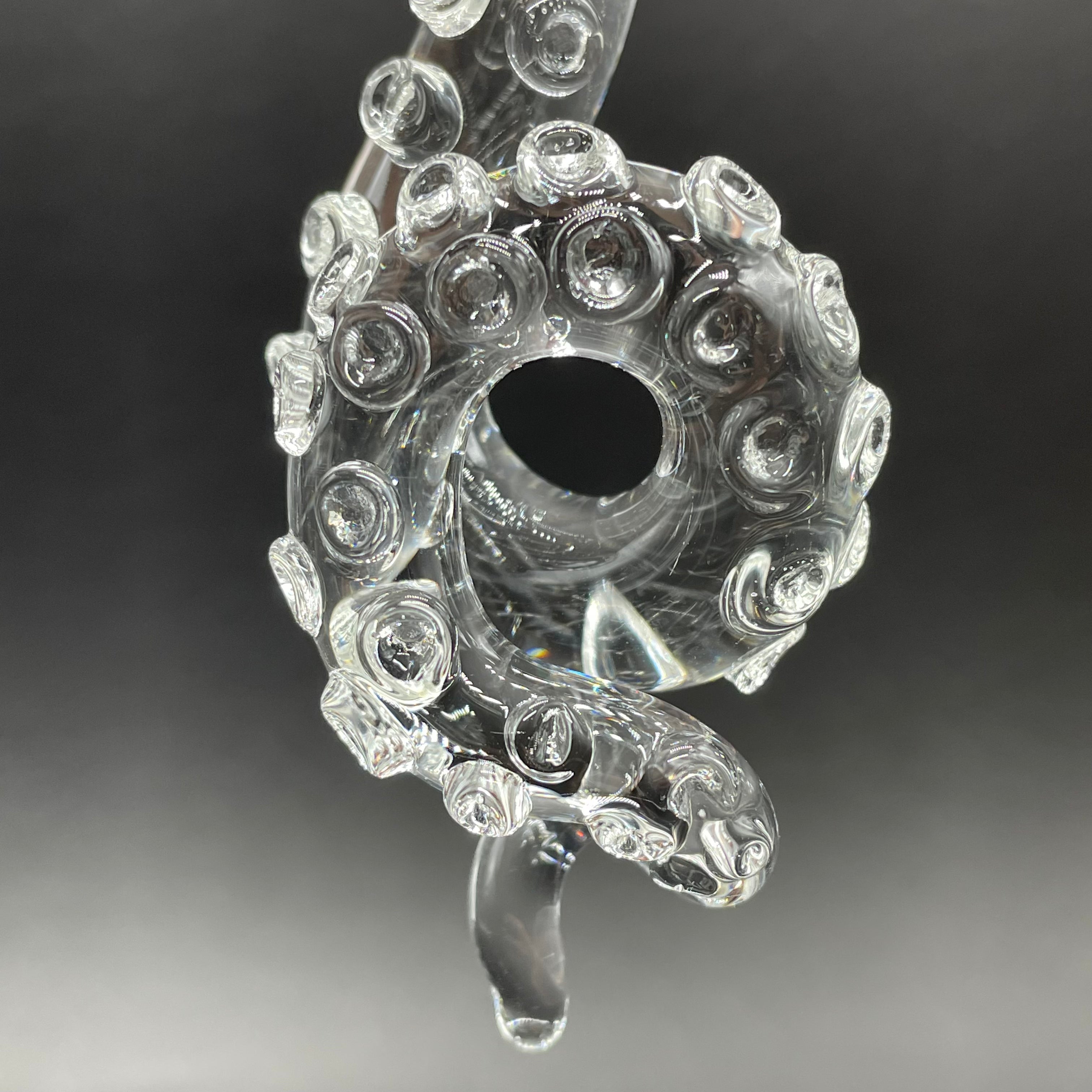 3 Pack Clear Tentacle Ornaments - Unique Halloween Party Decorations for Home, Office & Outdoor Decor