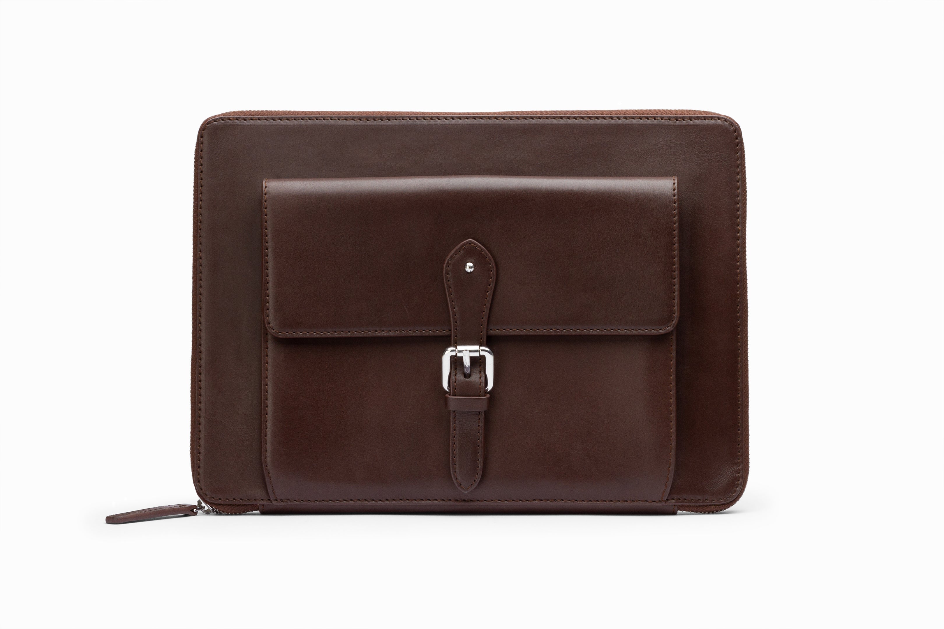 Premium Laptop Sleeve Case for MacBook Air/Pro 13-15 Inch - Waterproof & Shockproof Protective Cover - Dark Brown - Perfect for Work, Travel & School