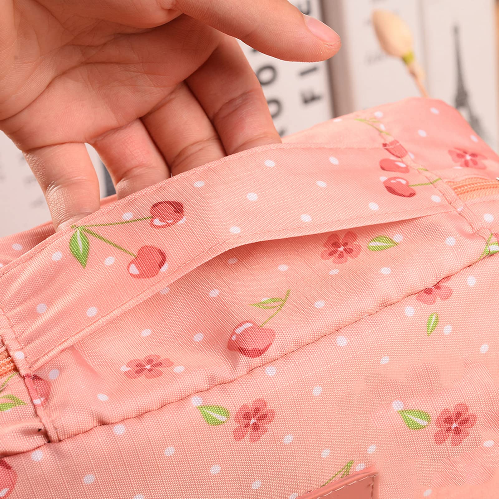 Waterproof Cosmetic Bags for Women - Travel Makeup Organizer with Zipper | Portable Makeup Pouch for Gym, Vacation & Daily Use