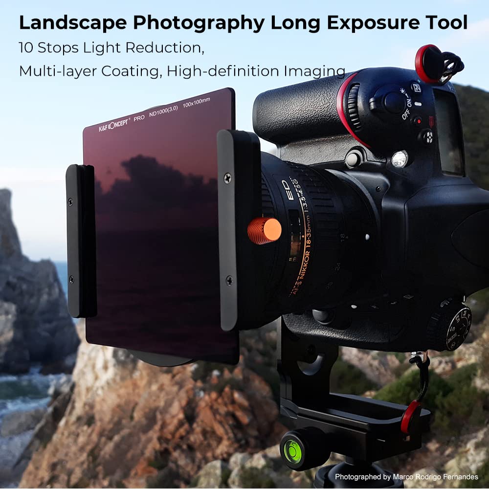 Square ND1000 + ND8 Professional Filter Kit (12 Pcs) - 10 Stop ND1000 & 3 Stop ND8 Lens Filters with Metal Holder, 8 Adapter Rings & Protective Case - Perfect for Landscape, Long Exposure & Daylight Photography