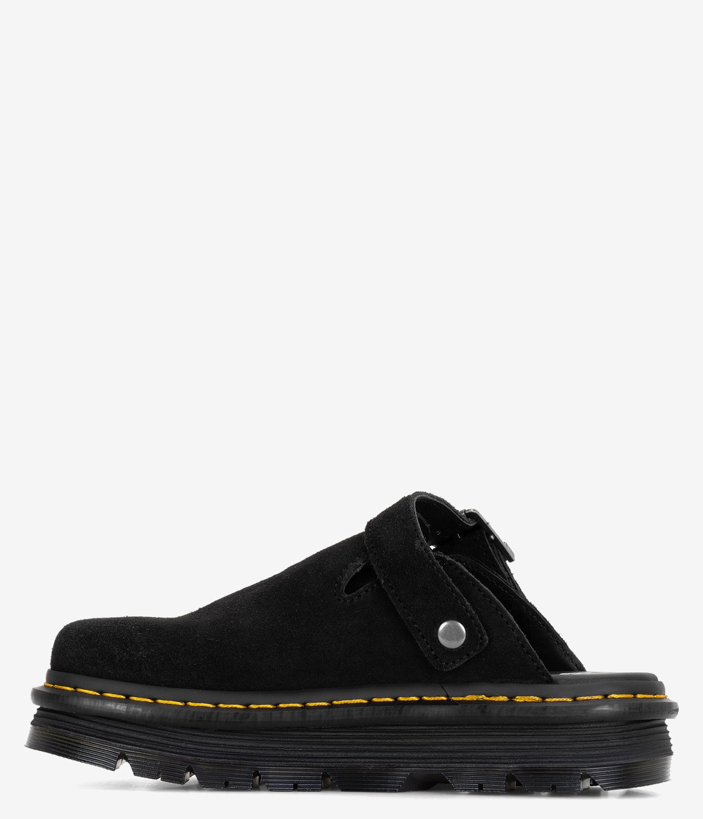 Dr. Martens Zebzag Suede Slingback Platform Mule Shoes for Women - Comfortable & Stylish Chunky Heel Sandals for Casual Outfits & Summer Fashion