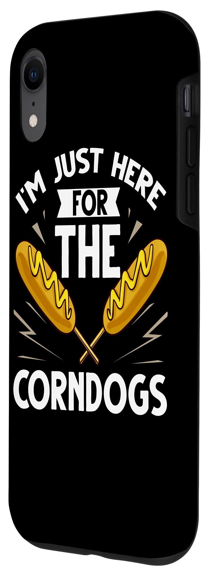 iPhone XR Case - Korean Corn Dog Inspired Design with Mini Cheese Maker | Cute & Protective Phone Cover for Daily Use, Travel, and Gifts