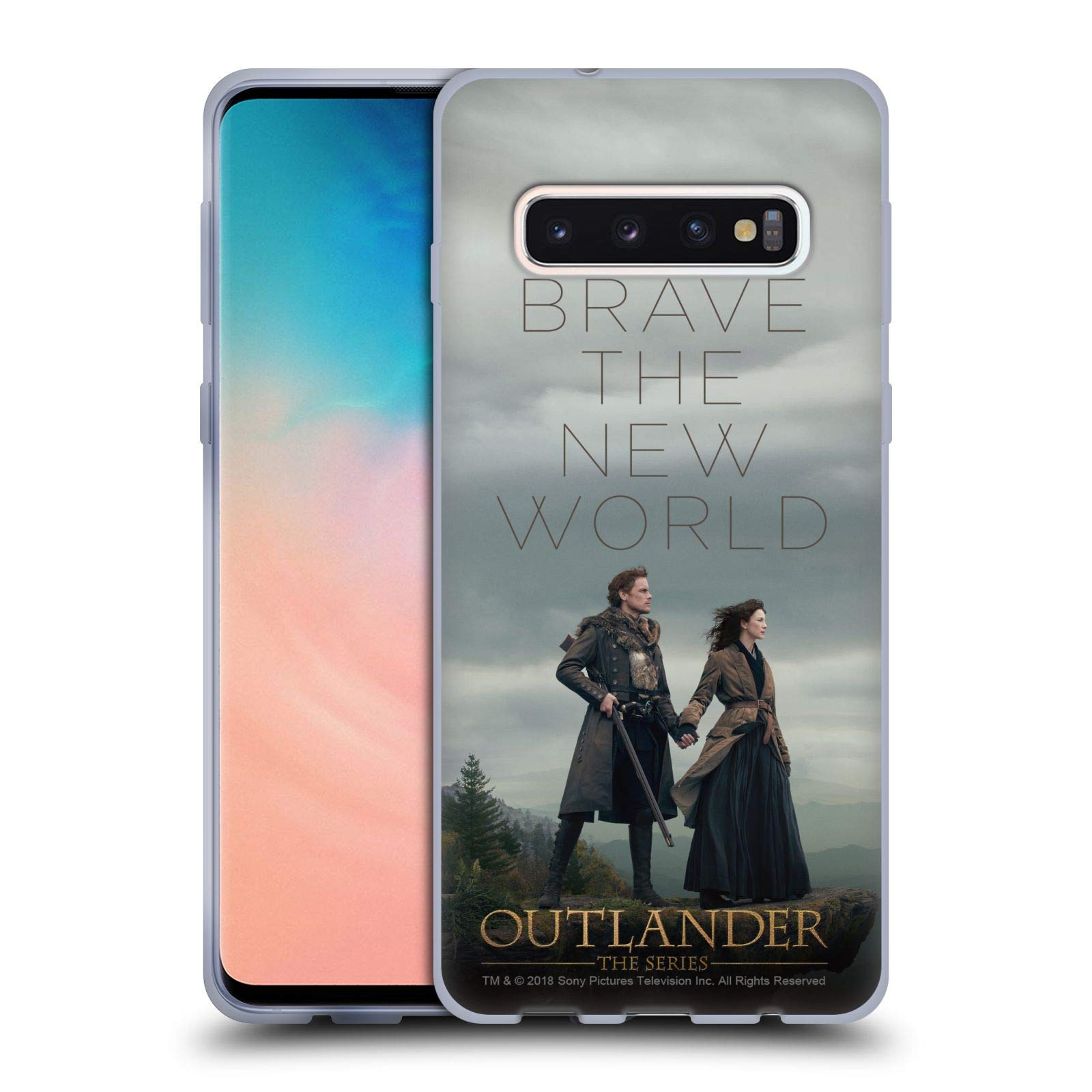 Head Case Designs Outlander Brave The New World Season 4 Art Soft Gel Case for Samsung Galaxy S10 - Protective Cover for Daily Use, Travel & Show Fandom