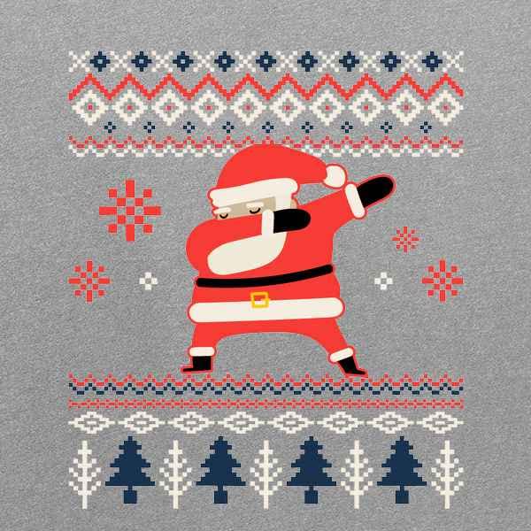 Funny Santa Claus Dabbing Graphic T-Shirt for Men - Christmas Novelty Tee - Perfect for Holiday Parties & Gifts