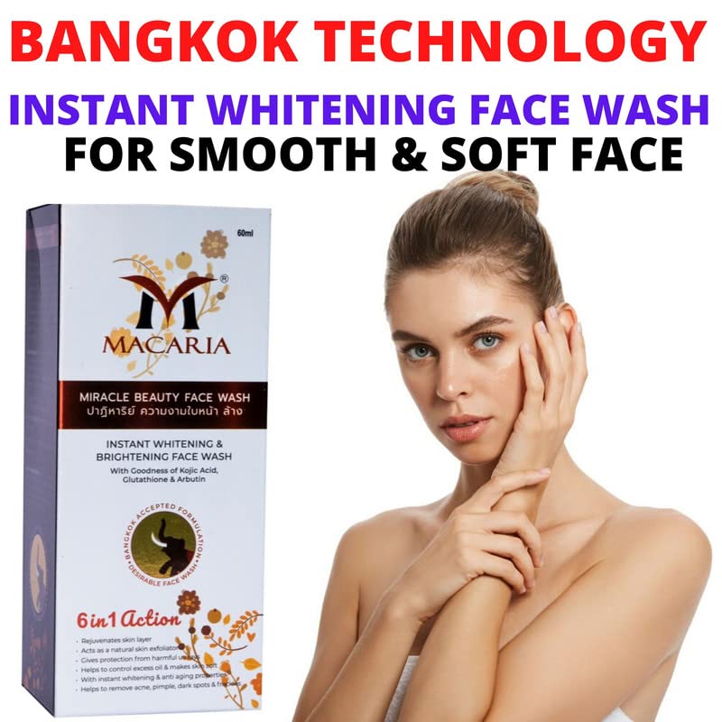 Miracle Beauty Face Wash for Pigmentation & Acne - Brightening Cleanser for Women with Dark Spots & Breakouts | Daily Skincare Routine for Clear, Glowing Skin