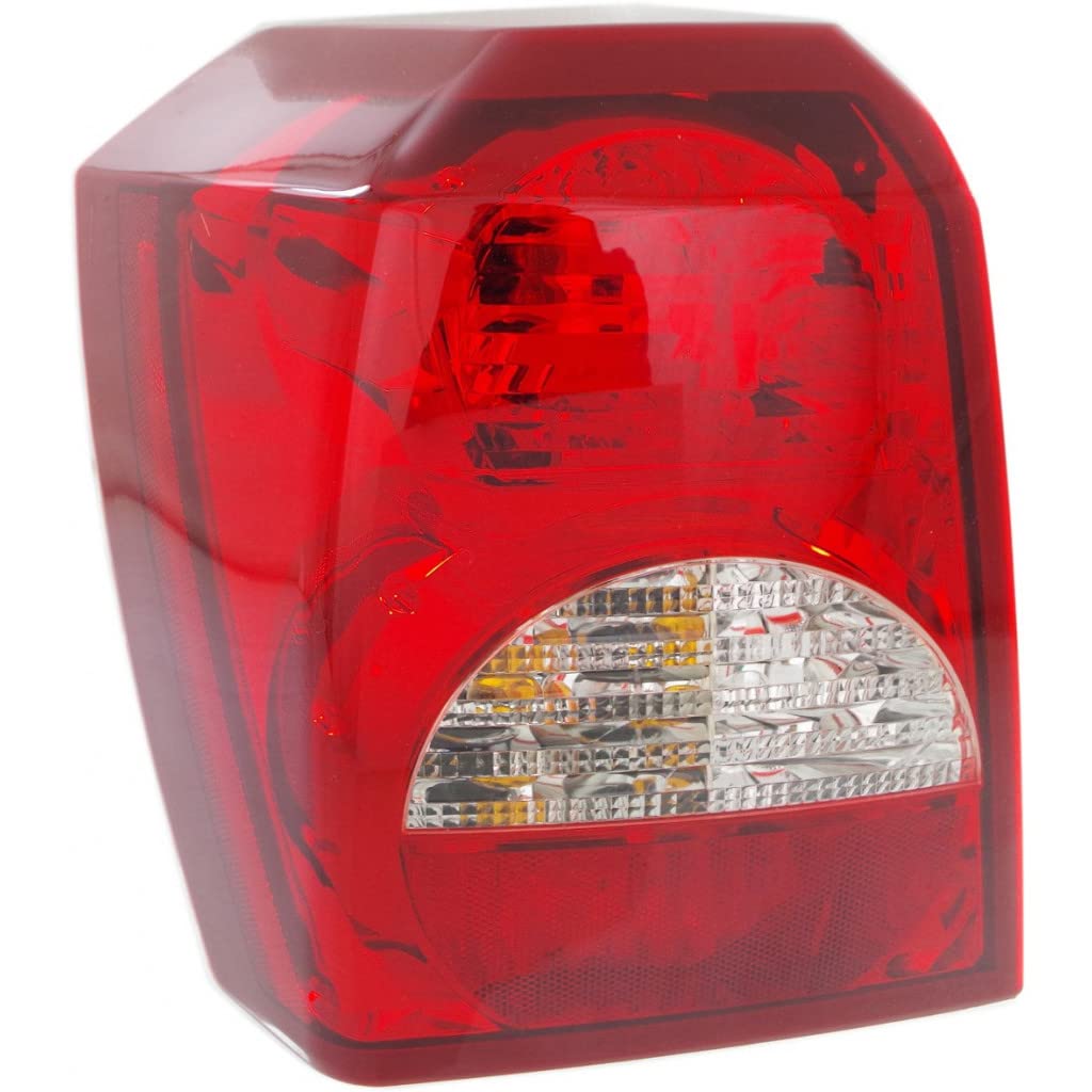 2007 Dodge Caliber Tail Light Assembly - Driver Side with Bulbs (DOT Certified) | CH2818109, 5303753AG, 5303753AE/D Replacement Part | Perfect for Night Driving & Enhanced Vehicle Safety