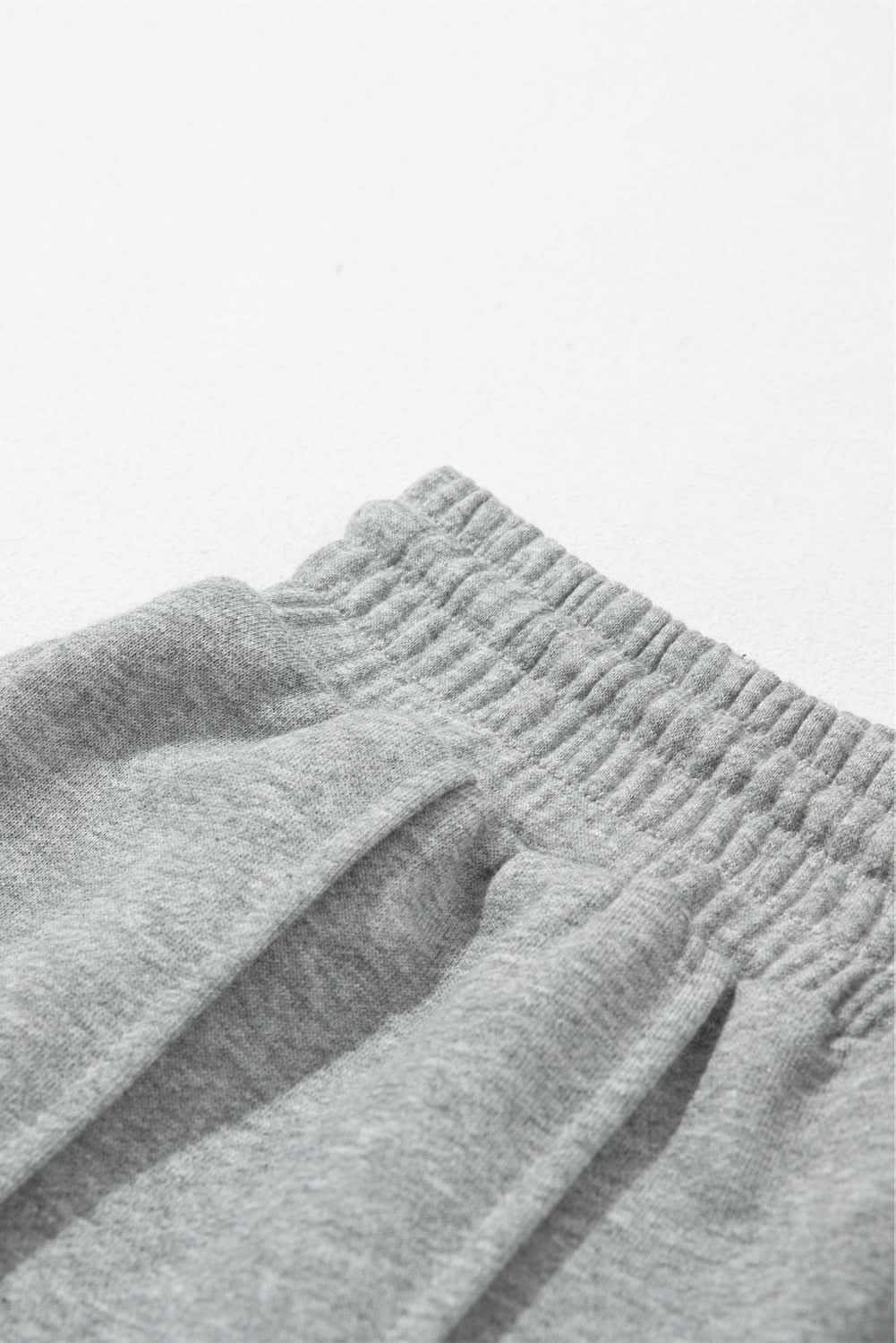 Stylish Gray Wide Leg Sweatpants for Women - Comfortable Lounge Pants for Yoga, Running & Casual Wear
