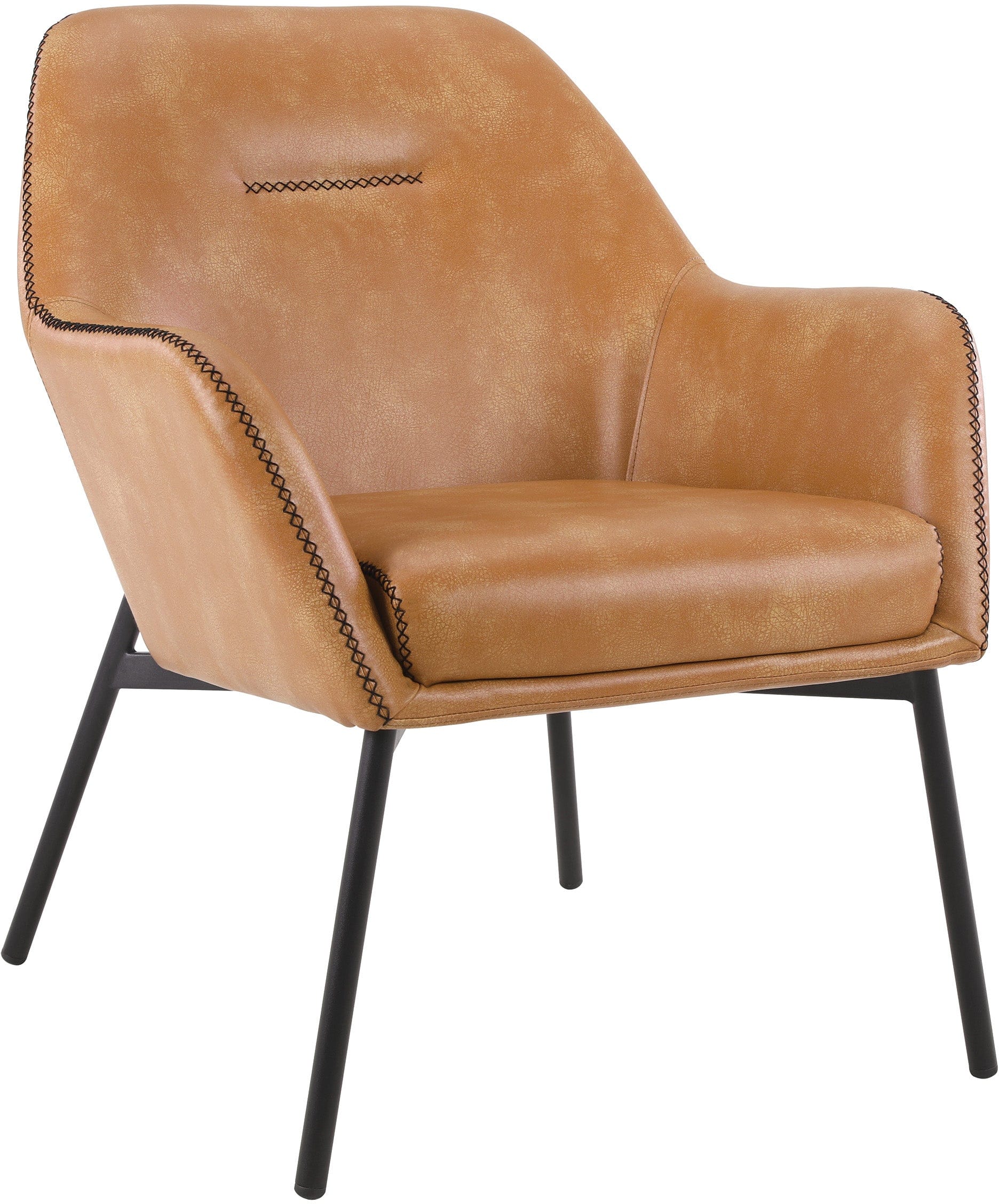 Office Star Brooks Accent Chair [BRK] - Modern Home Office Chair with Padded Seat & Back - Perfect for Workspaces, Living Rooms & Reading Nooks