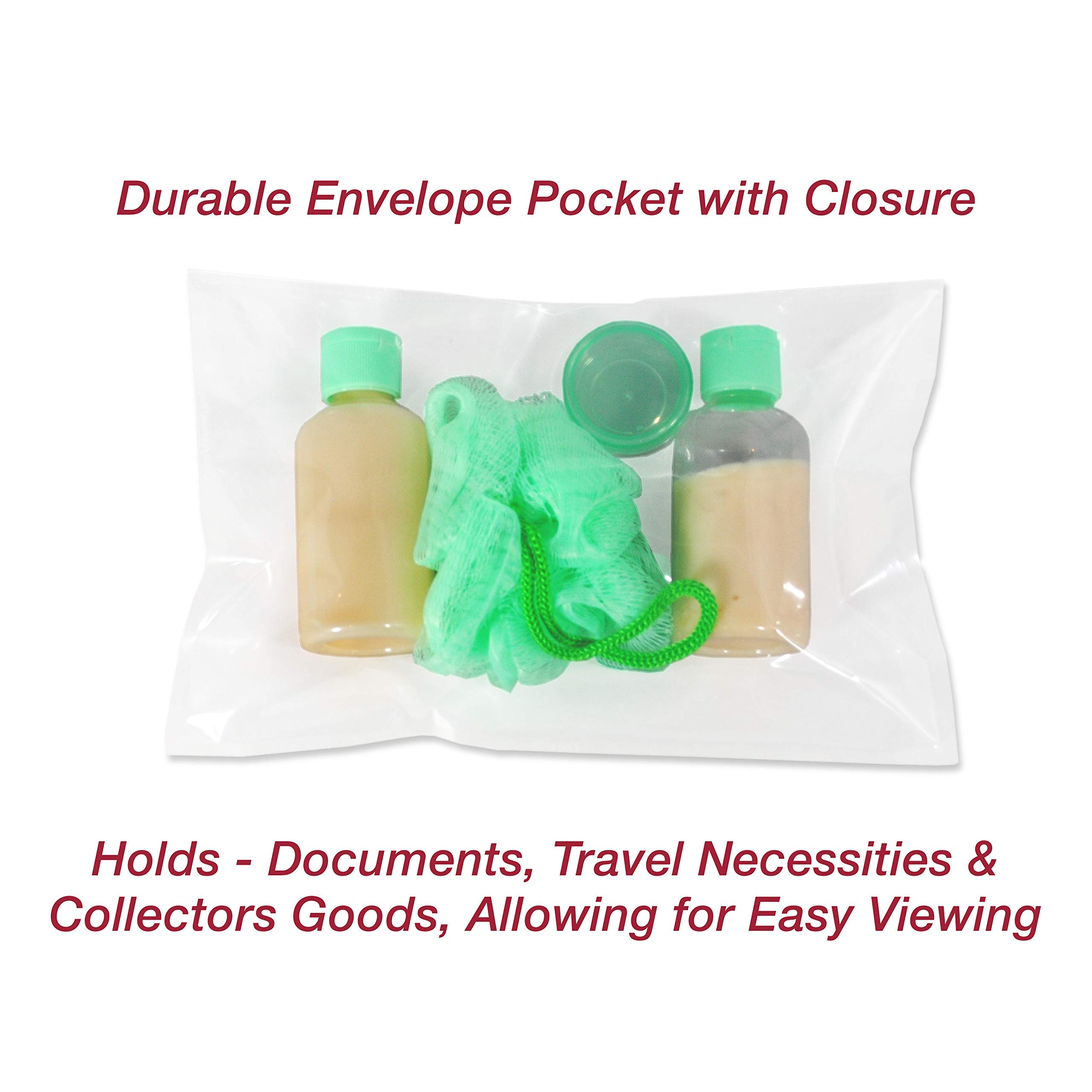 Crystal Clear Booklet Envelopes 6