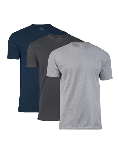 Carbon/Heather Gray/Navy (3-pack)