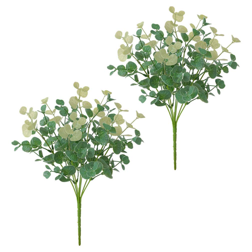 KESYOO 2-Pack Artificial Flowers for Home Decor - Realistic Plastic Floral Arrangement Supplies for Indoor & Outdoor Decoration | Perfect for Living Room, Wedding Centerpieces, and Garden Decor