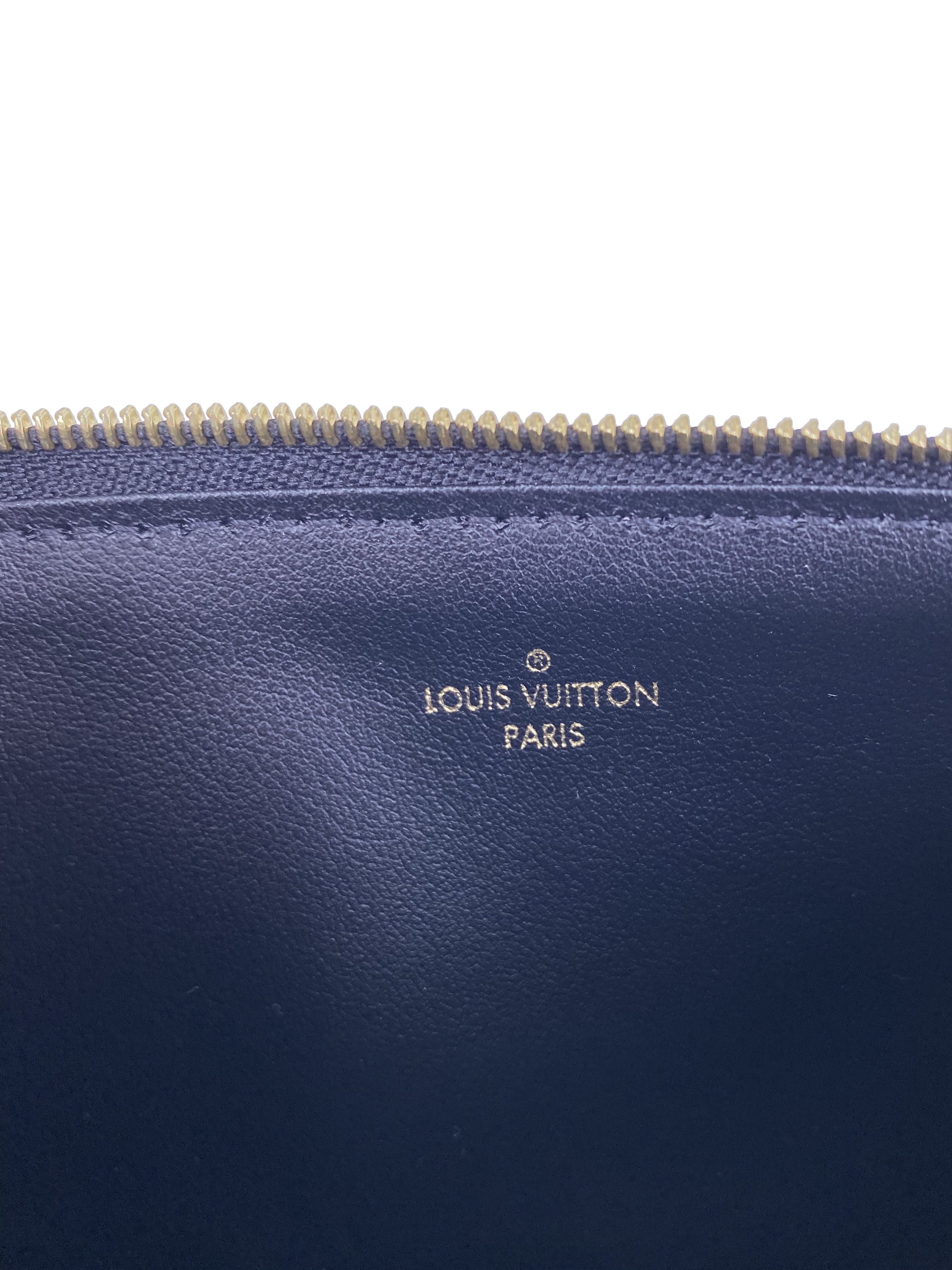 Louis Vuitton Black Felicie Pochette Insert Organizer - Luxury Crossbody Bag with Removable Strap for Women | Perfect for Date Night, Travel & Everyday Use
