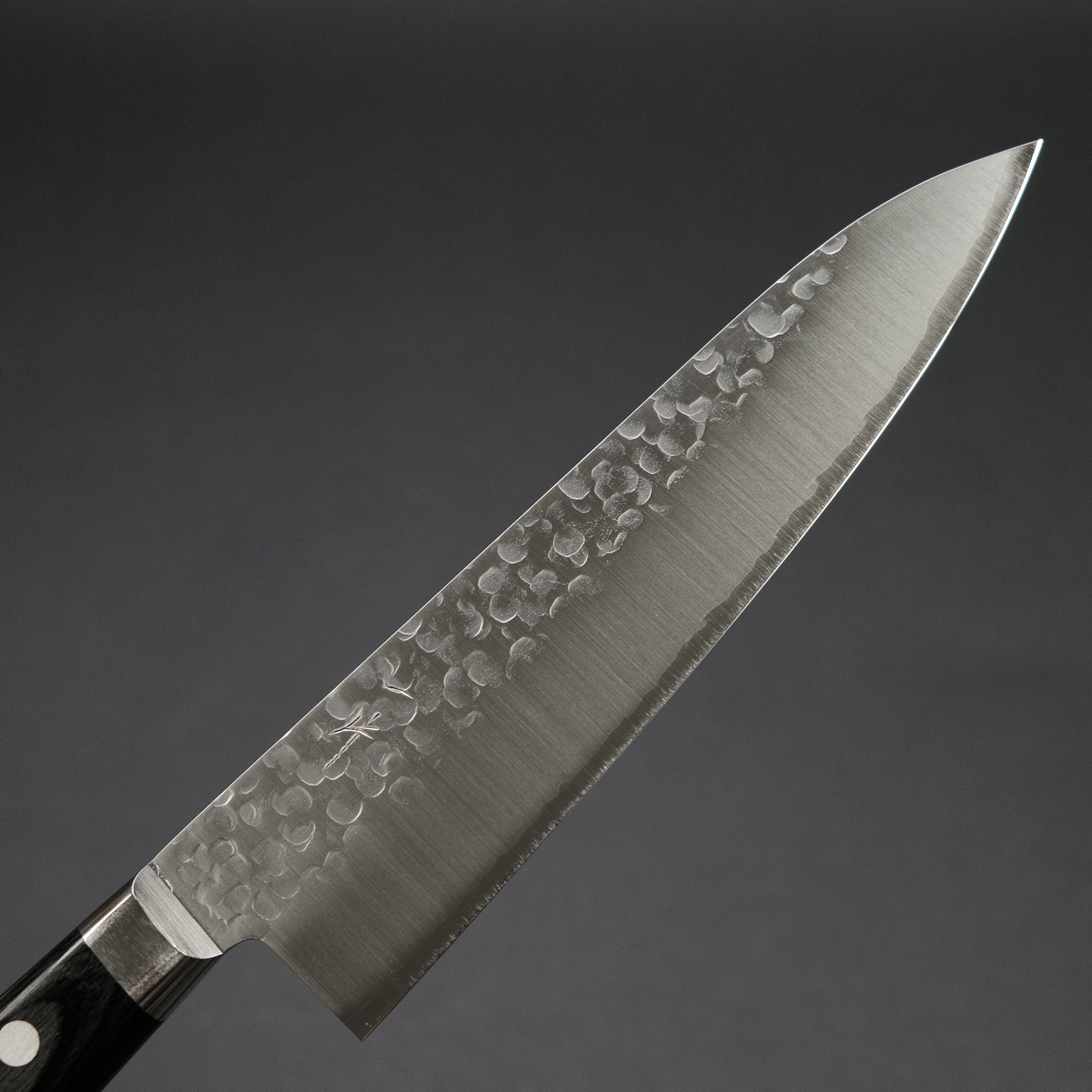 Hitohira T10 Tsuchime Gyuto 180mm Japanese Chef Knife with Pakkawood Handle - Professional Kitchen Knife for Slicing, Dicing & Meat Cutting