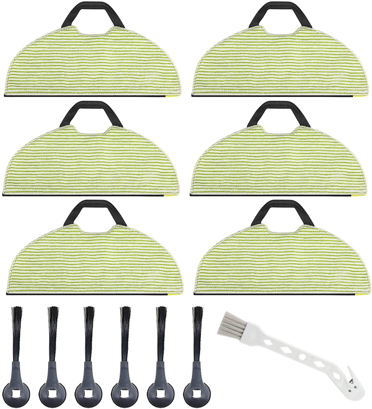 KVLZ Washable Reusable Microfiber Replacement Pads for Shark AV2610WA RV2610WA RV2620WD RV2401WD RV2610WFUS AI Ultra 2-in-1 Robot Vacuum Mop - Soft Cleaning Pads for Hardwood Floors, Tile & Carpets - Perfect for Pet Hair, Dust & Daily Cleaning