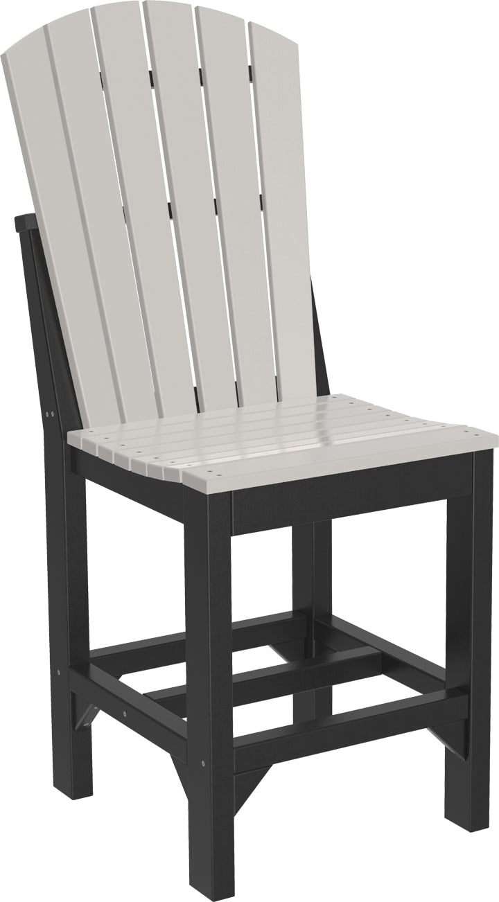 Premium Adirondack Side Chair - Counter Height Bar Stool for Outdoor & Indoor Use - Perfect for Patio, Deck, Garden, and Kitchen Counter Seating
