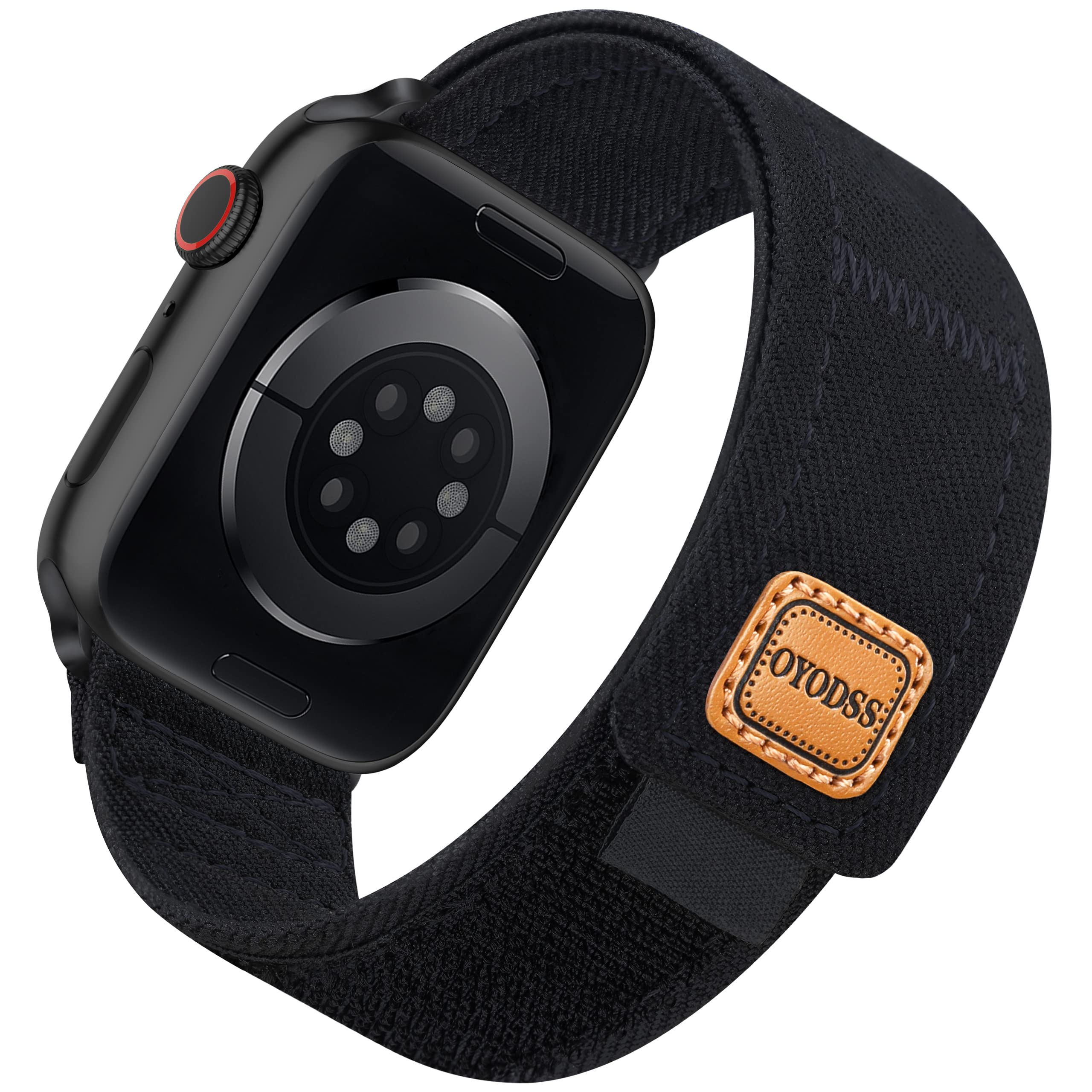 OYODSS Woven Fabric Apple Watch Band - Compatible with 38mm 40mm 41mm 42mm 44mm 45mm 49mm iWatch Ultra Series 8/7/6/5/4/3/2/1 SE - Adjustable Breathable Sport Strap for Women & Men - Perfect for Workouts, Running & Everyday Wear