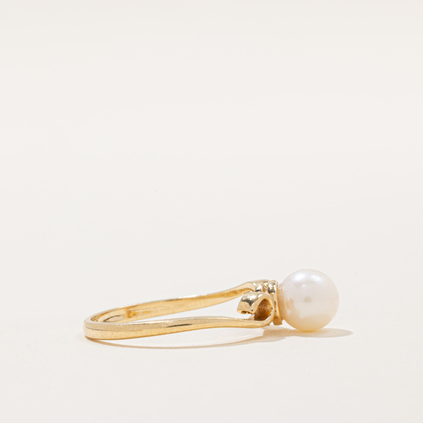 Elegant Pearl Ring for Women - Size 6.25 | Genuine Pearl Jewelry Gift for Her | Perfect for Weddings, Anniversaries & Special Occasions