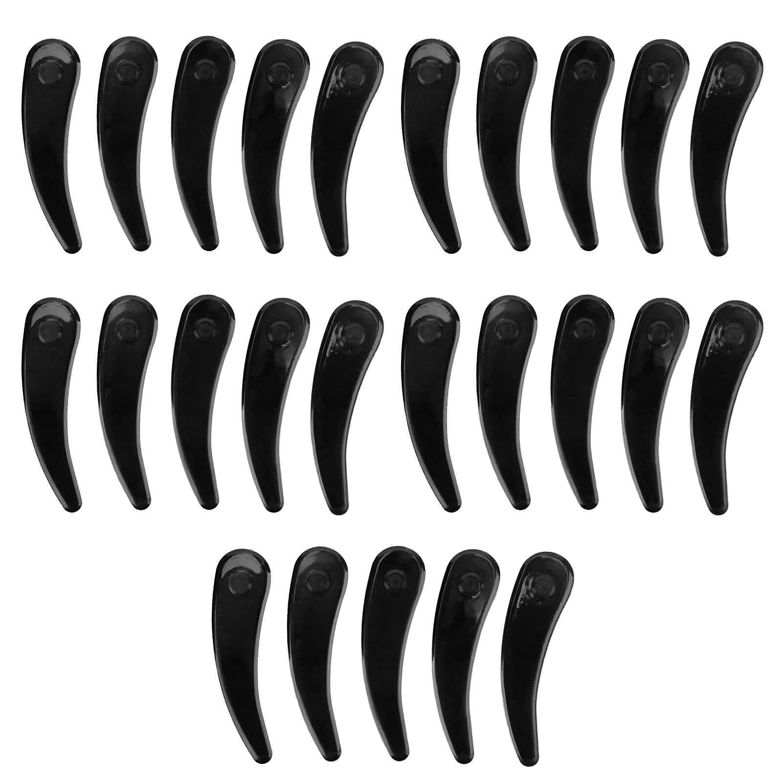 Durable Plastic Mower Blades - Flat Tooth Lawn Mower Replacement Blades for Outdoor Use (Black) | Perfect for Lawn Maintenance & Landscaping Projects