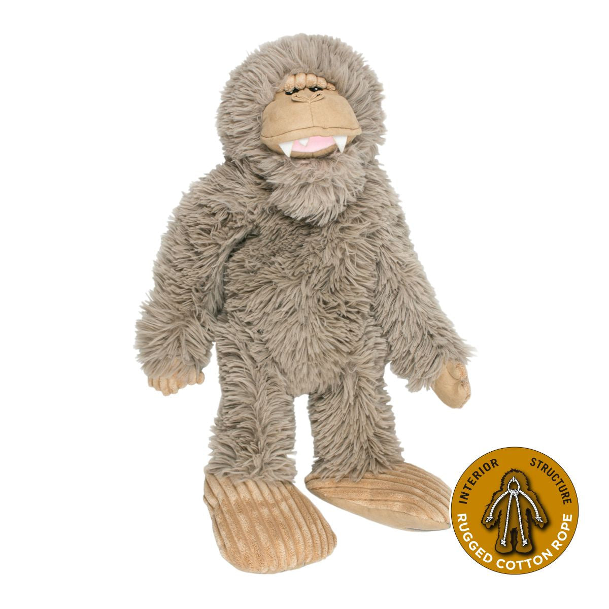 **Squeaky Plush Dog Toy for Small & Large Dogs - Stuffless Big Foot Chew-Resistant Puppy Toy - Perfect for Indoor Play, Teething, and Training**