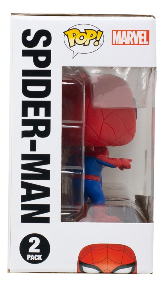 Marvel Spider-Man vs Spider-Man 2-Pack Funko Pop! Vinyl Figures - Collectible Action Figures for Marvel Fans, Home Decor & Gift Ideas