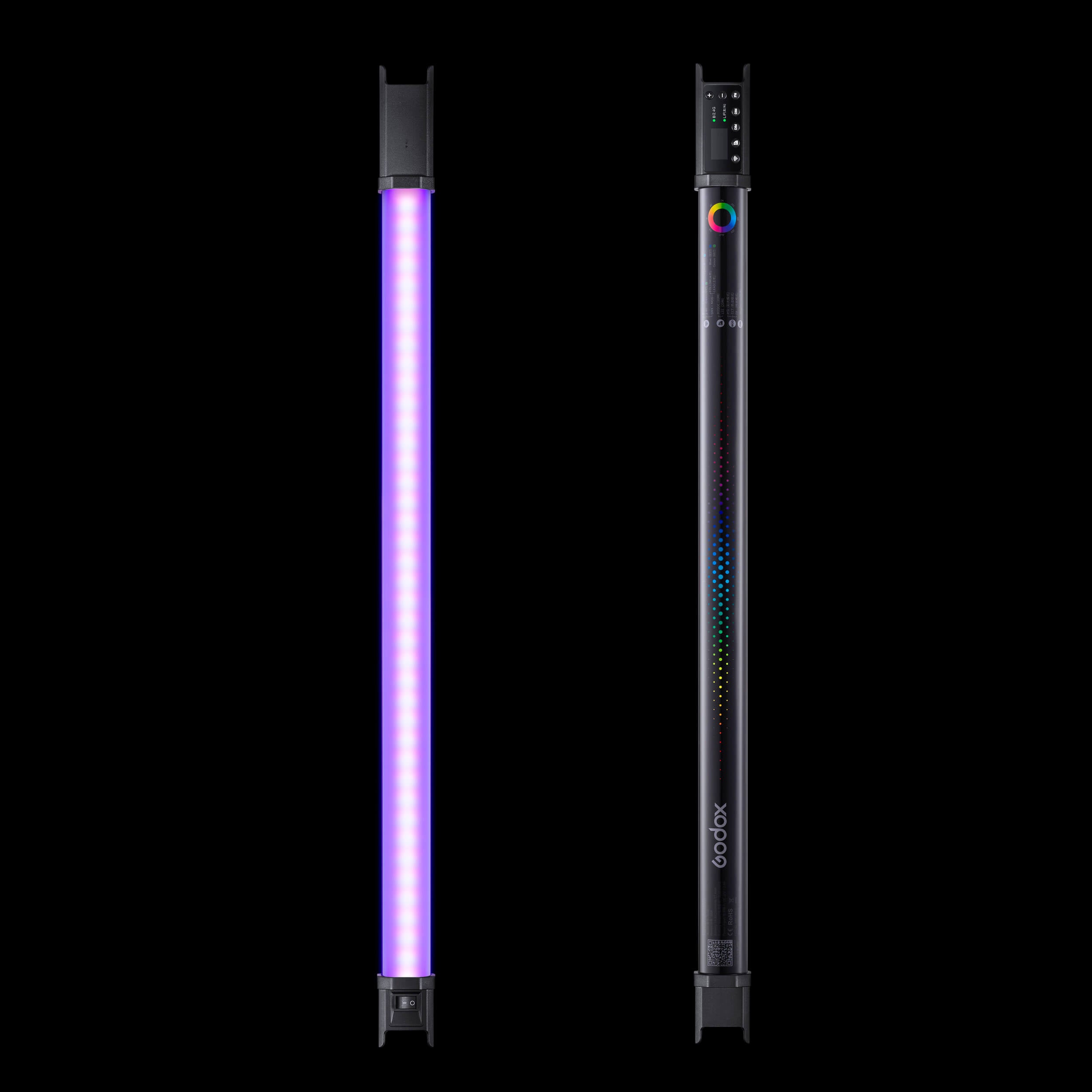 TL60 Bi-Color RGB LED Tube Light - Battery Powered, Portable Lighting for Parties, Home Decor, Photography & Stage Effects