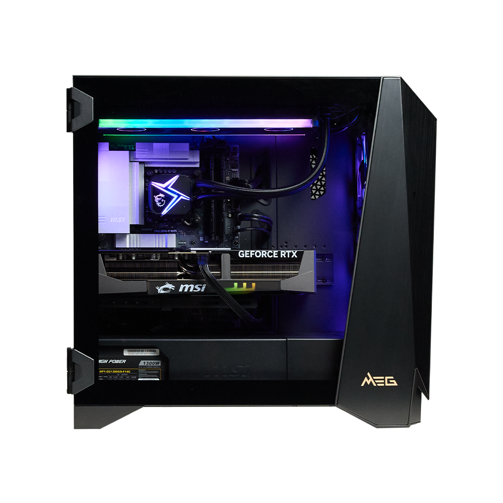 MSI Infinite RS AI 2NVZ9 1289US Gaming Desktop PC - Intel Core i9, NVIDIA RTX 4090, 64GB RAM, 2TB SSD - Ultimate 4K VR Ready Gaming Computer for Streaming & Esports
