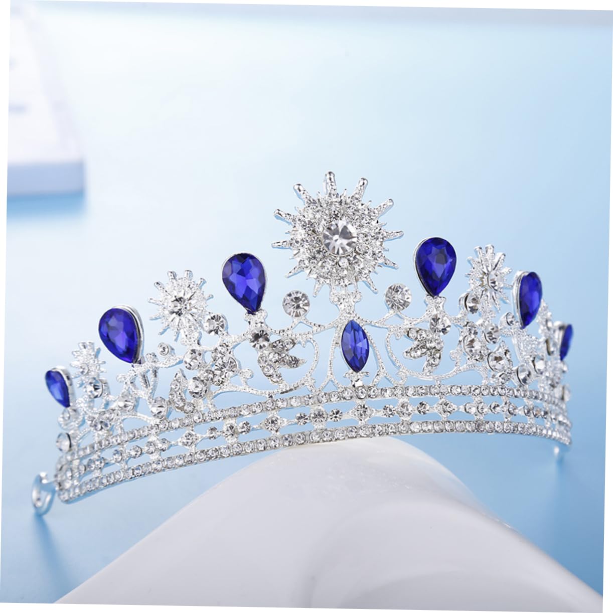 FOMIYES Vintage Crystal Bridal Tiara Crown for Women - Elegant Wedding Headpiece with Rhinestones, Perfect for Brides, Prom, Pageants & Special Occasions